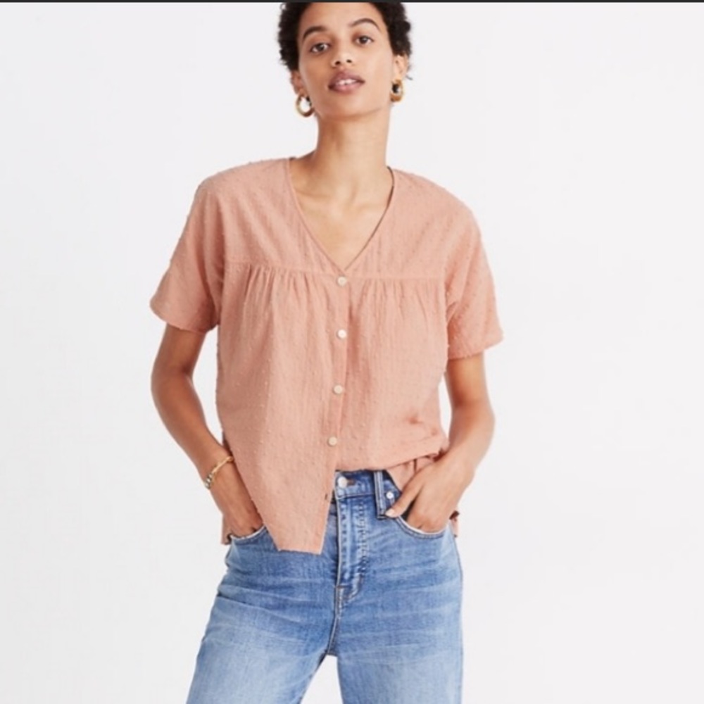 Madewell Textured Cotton Top
